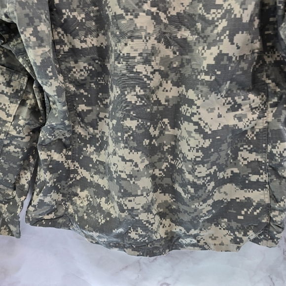 Military Jacket Mens medium short Digital Camo Desert Top Shirt Air Force Army - Picture 6 of 10